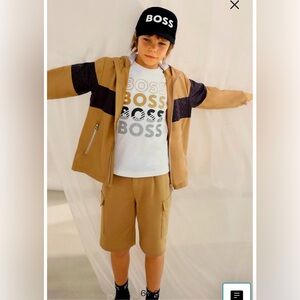 🆕 BOSS Kidswear Kids' Cargo Shorts Big Kid
